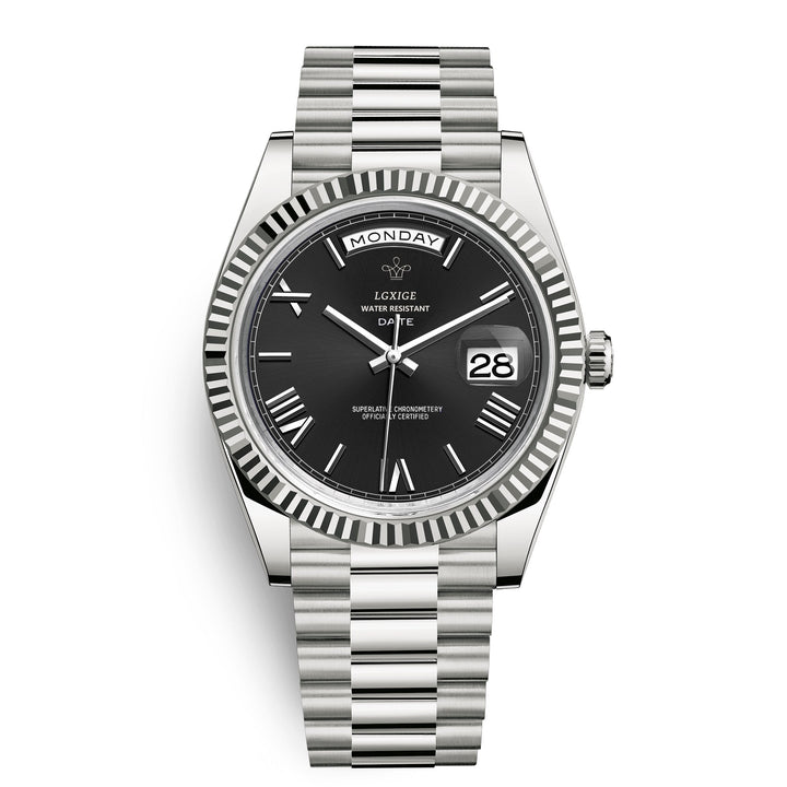 Premium Automatic Movement with Day and Date Function – Solan