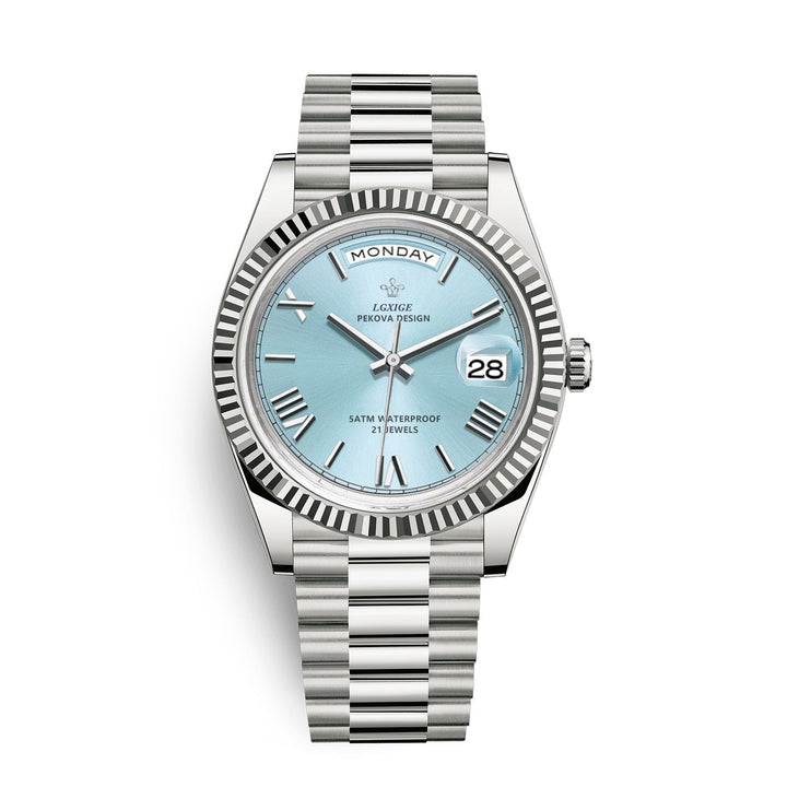 Premium Automatic Movement with Day and Date Function – Solan