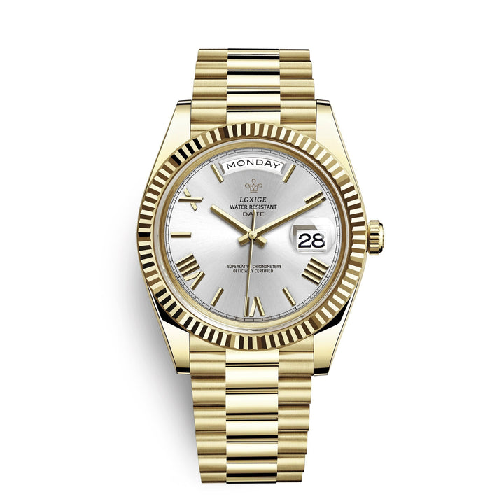 Premium Automatic Movement with Day and Date Function – Solan