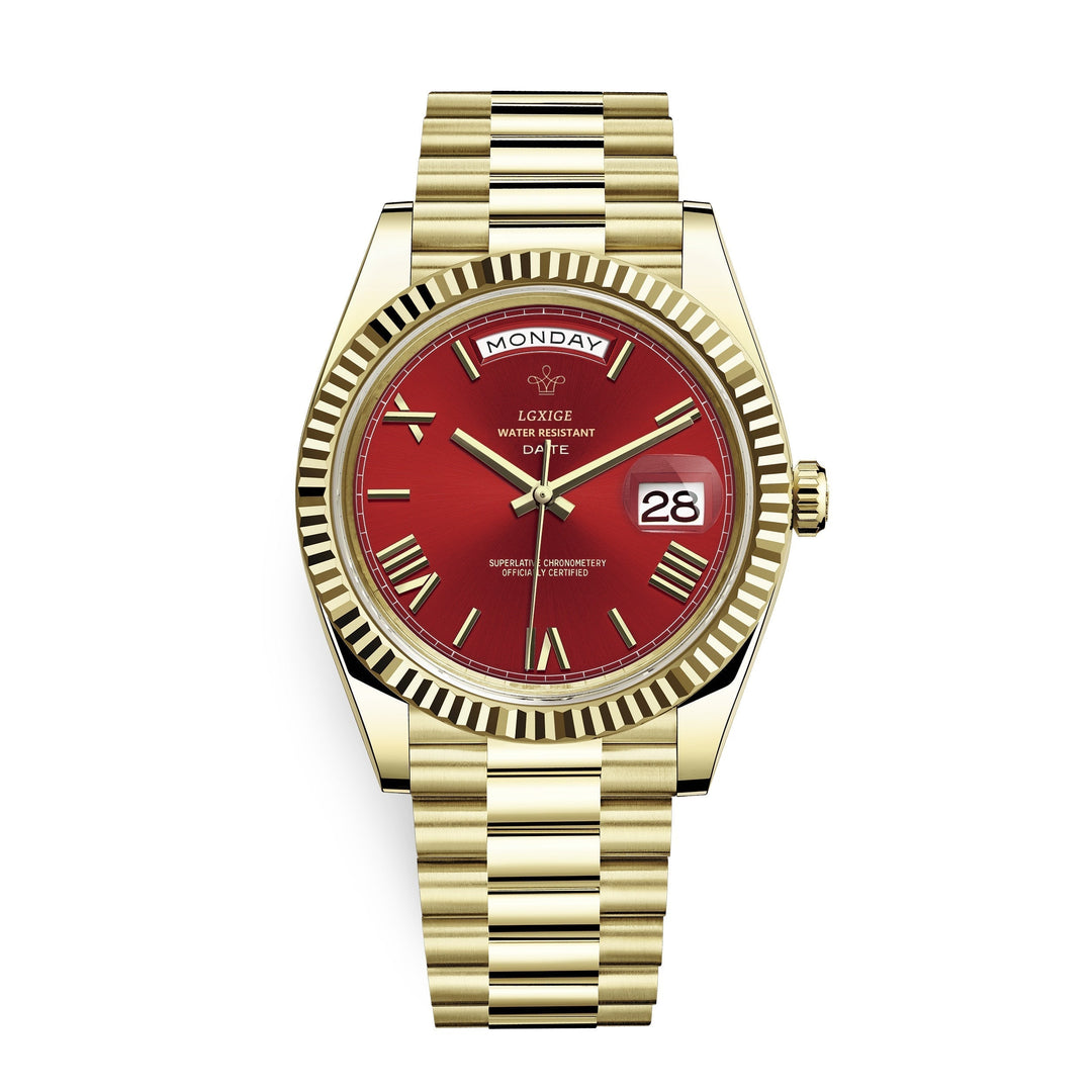 Premium Automatic Movement with Day and Date Function – Solan