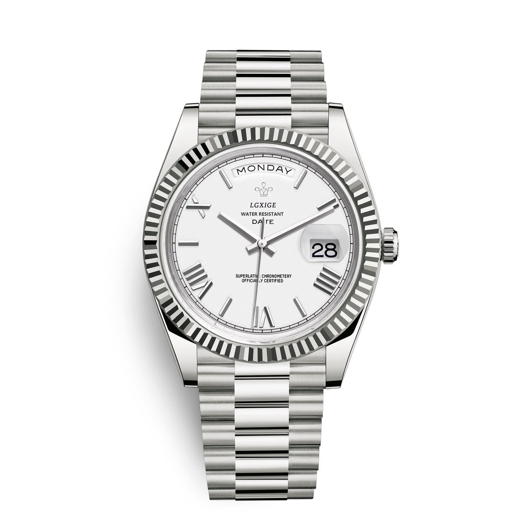 Premium Automatic Movement with Day and Date Function – Solan