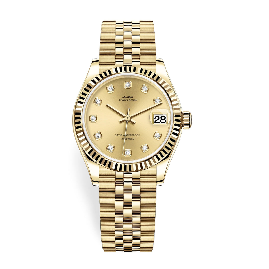 Classic Stainless Steel Watch No. 296 – Timeless Elegance & Modern Precision