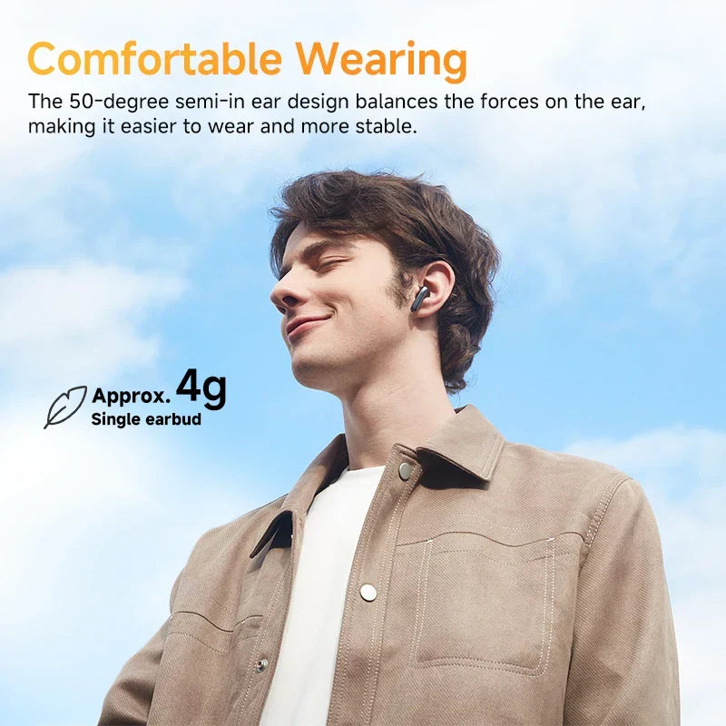 Wireless ANC Earbuds with Adaptive Audio, LDAC & 28h Playback Time
