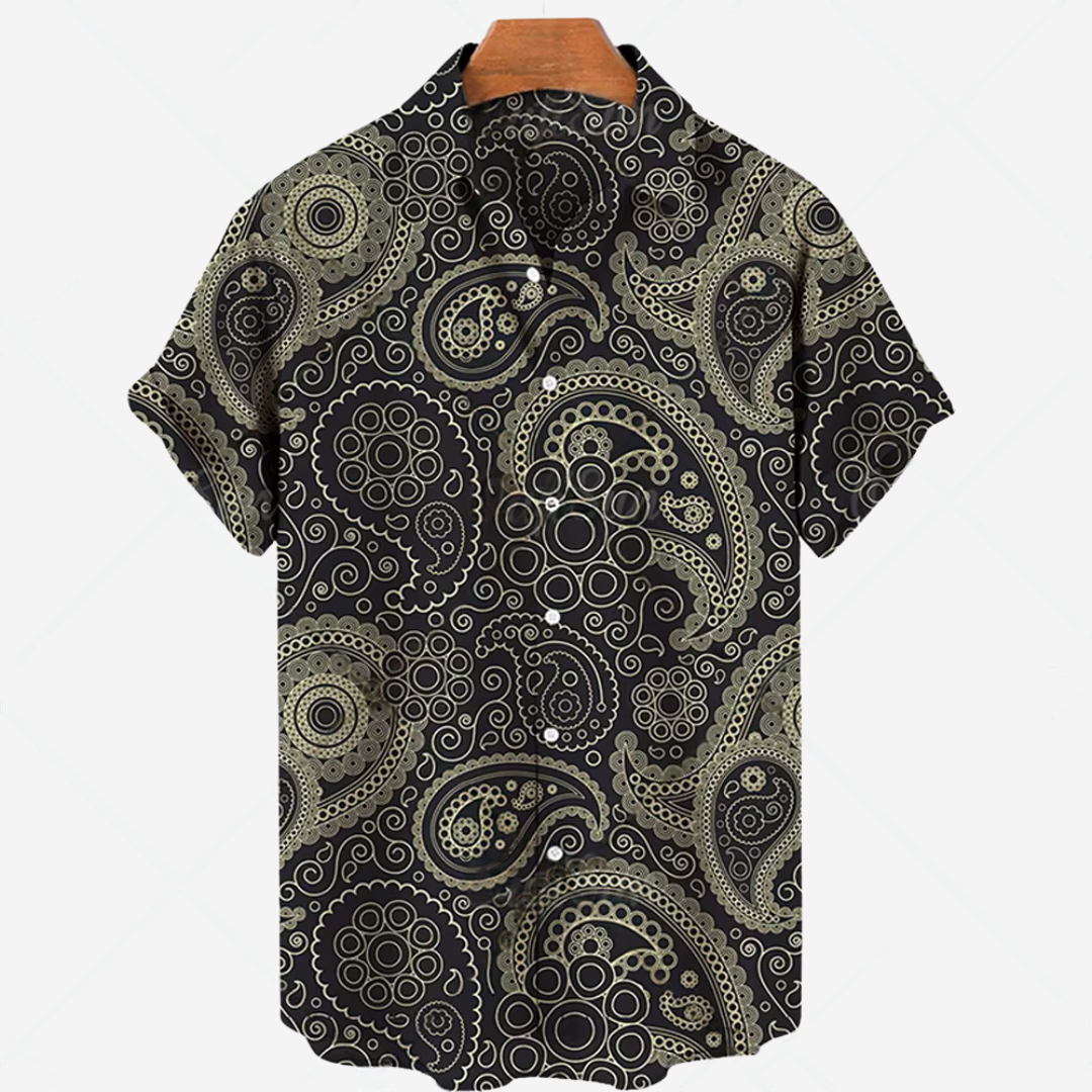 Casual Short-Sleeve Shirt with Print