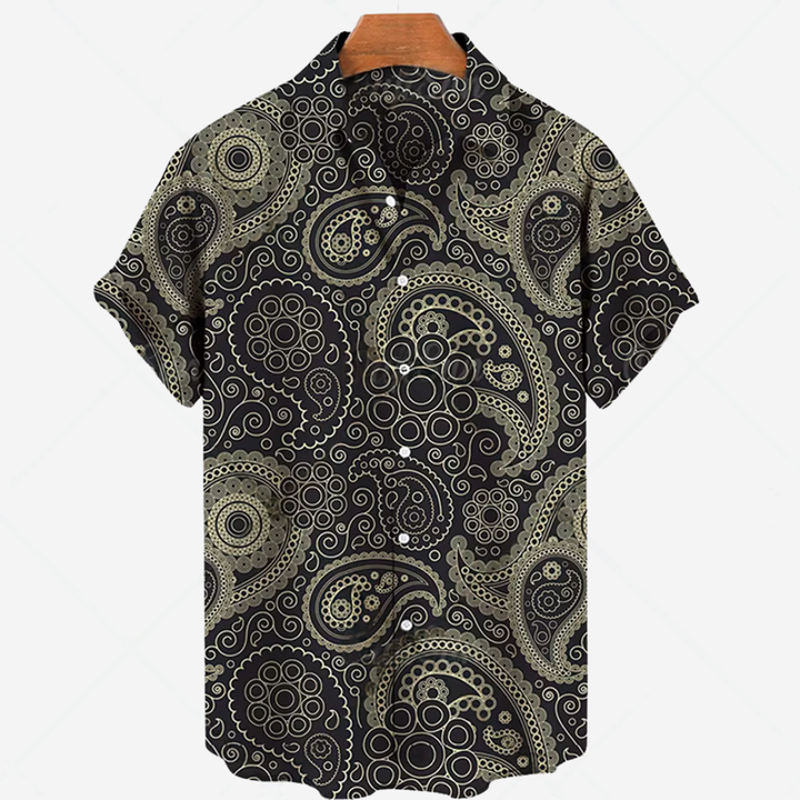 Casual Short-Sleeve Shirt with Print