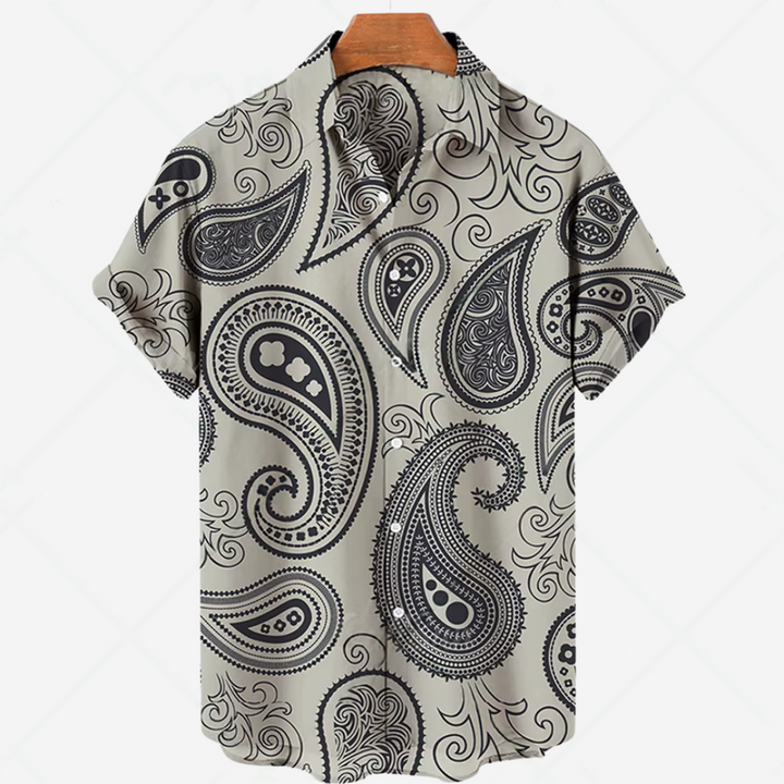 Casual Short-Sleeve Shirt with Print