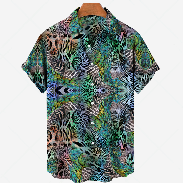 Casual Short-Sleeve Shirt with Print