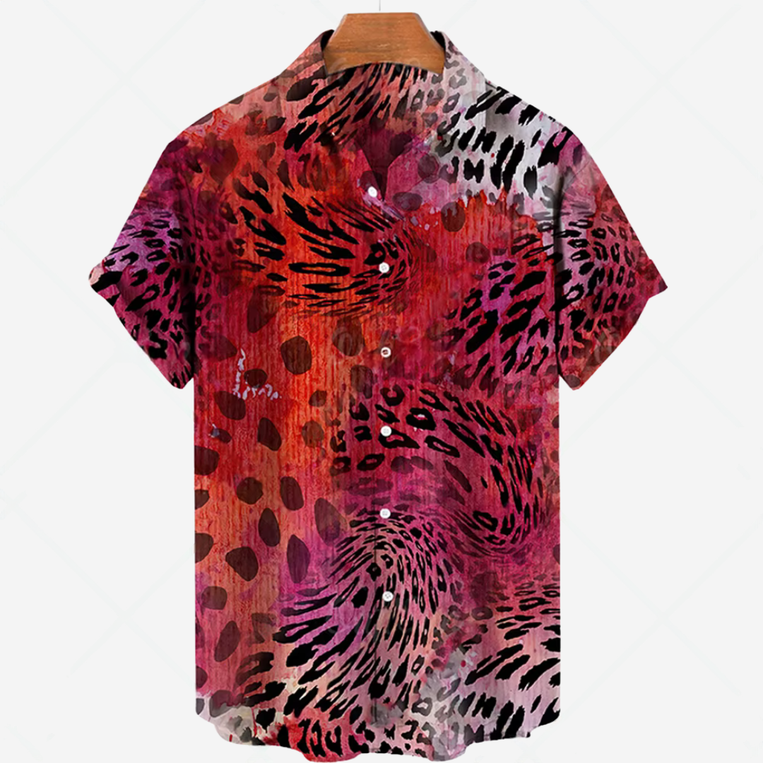 Casual Short-Sleeve Shirt with Print