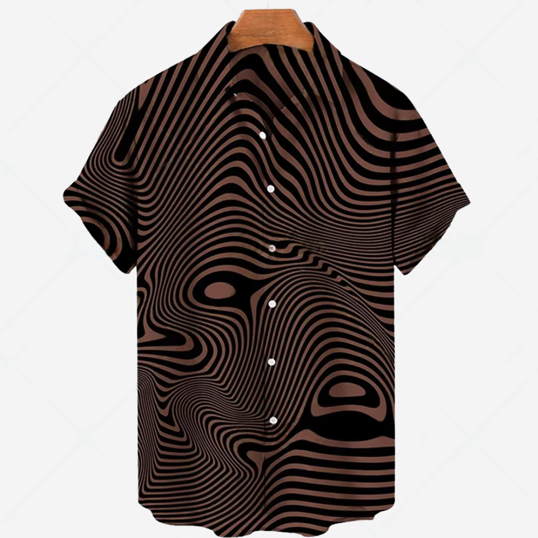 Casual Short-Sleeve Shirt with Print