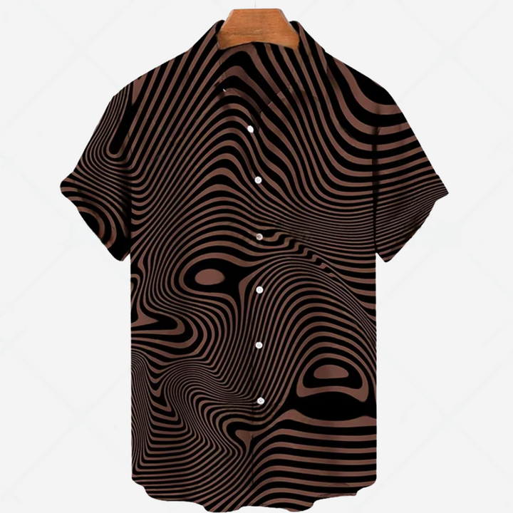 Casual Short-Sleeve Shirt with Print