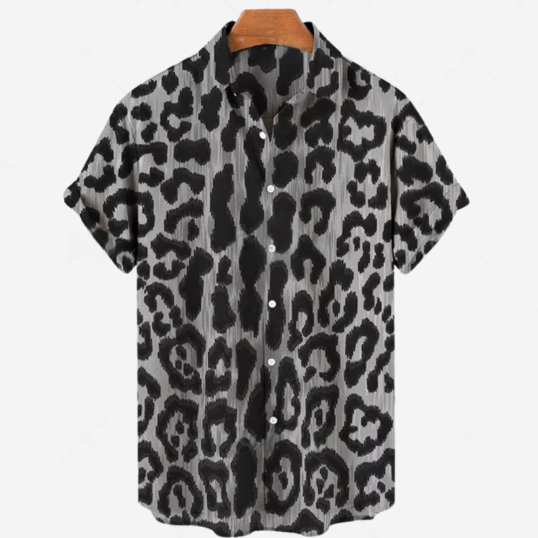Casual Short-Sleeve Shirt with Print