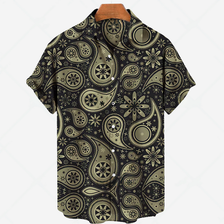 Casual Short-Sleeve Shirt with Print