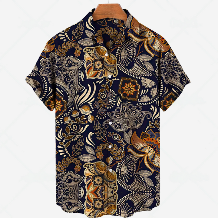 Casual Short-Sleeve Shirt with Print