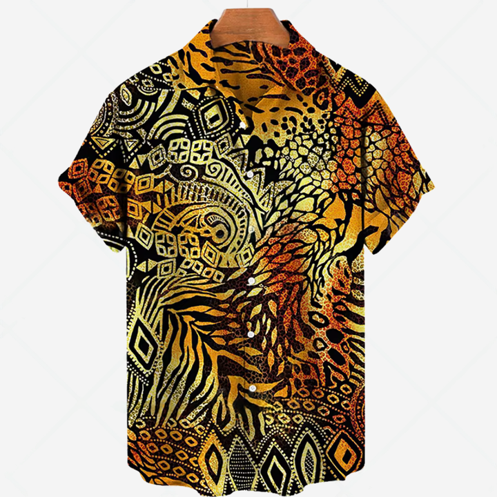 Casual Short-Sleeve Shirt with Print