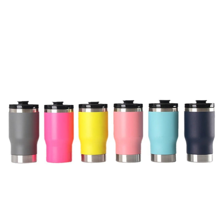 Insulated Travel Mug and Coffee with Stainless Steel Leak Proof Lid Non-Slip Silicone Ring