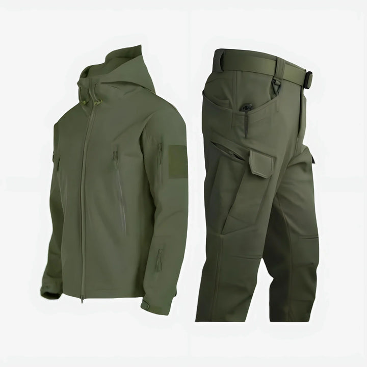 Waterproof Hooded Jacket and Cargo Pant Tactical Set