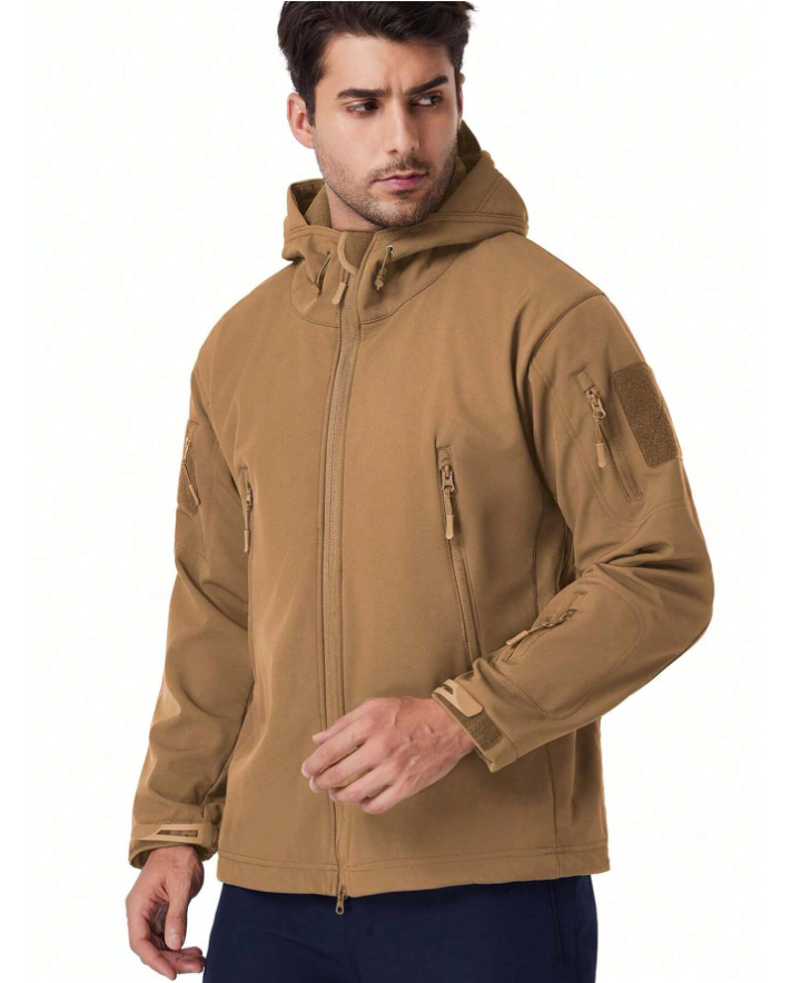 Waterproof Windproof Fleece-Lined Outdoor Jacket and Pants Set